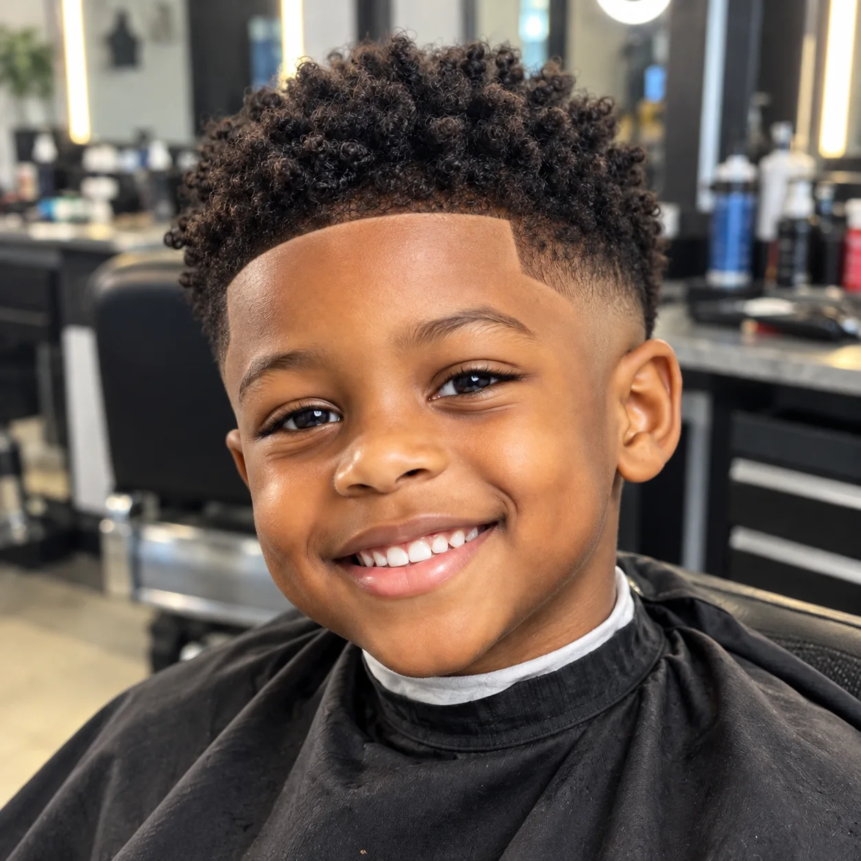 Recent barber haircut 7