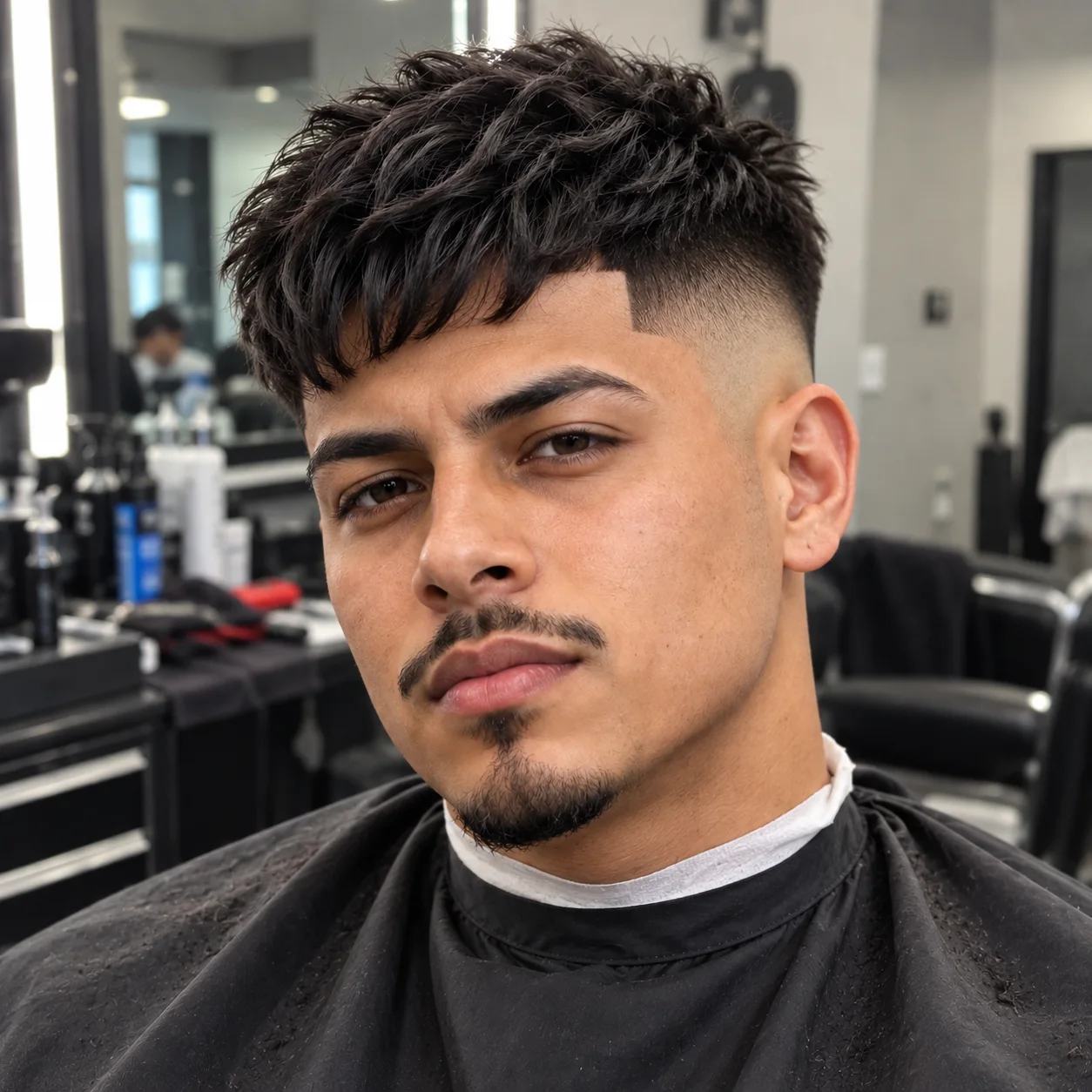 Recent barber haircut 4